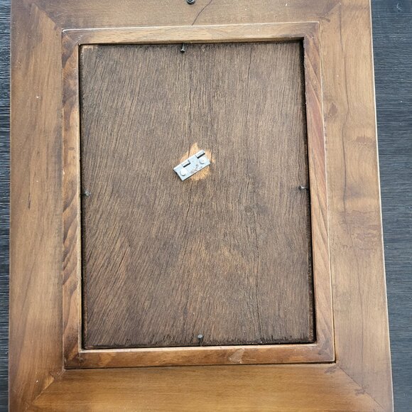 Old Persian Metalwork Handhammered with Relief Birds on Flowers in Khatam Frame - Picture 6 of 6